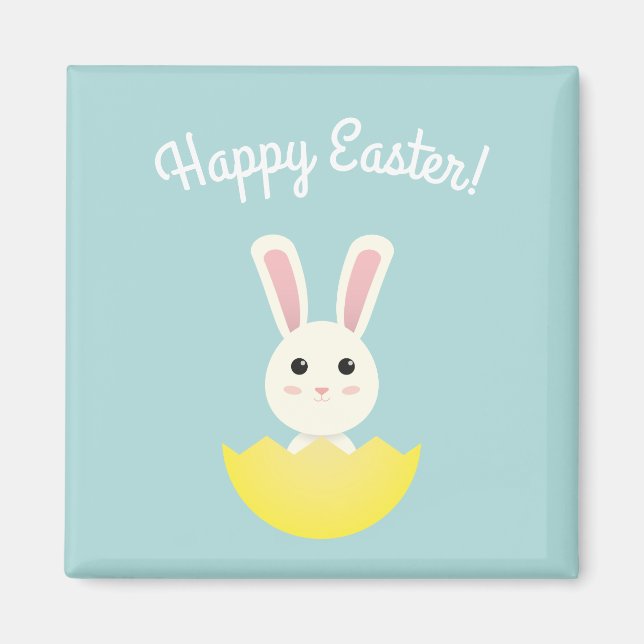 Niedlich Osterhase I Magnet (Vorne)