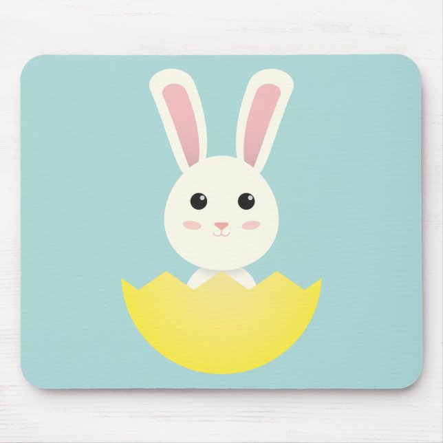 Niedlich Osterhase I Mousepad (Vorne)