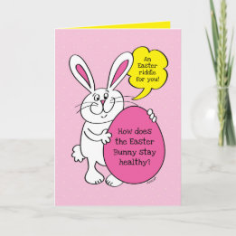 Niedlich Osterhase Osterhase für Kinder Karte