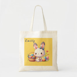 Niedlich Osterhase personalisiert Tragetasche