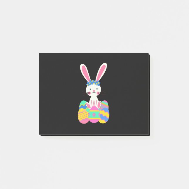 Niedlich Osterhase Post-it Klebezettel (Vorderseite)
