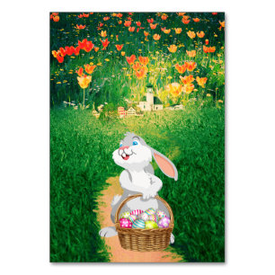 Niedlich Osterhase Tischnummer
