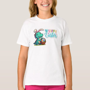 Niedlich, Osterhasen-Dinosaurier T-Shirt
