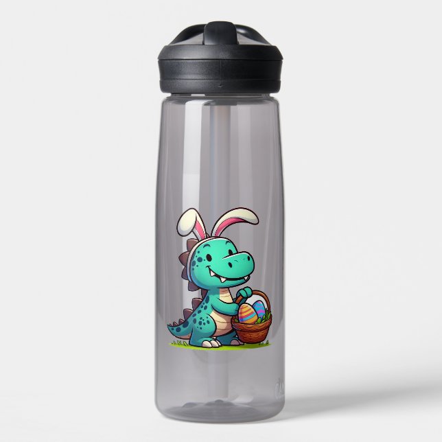 Niedlich, Osterhasen-Dinosaurier Trinkflasche (Vorne)