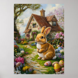 Niedlich Osterhasen-Poster Poster