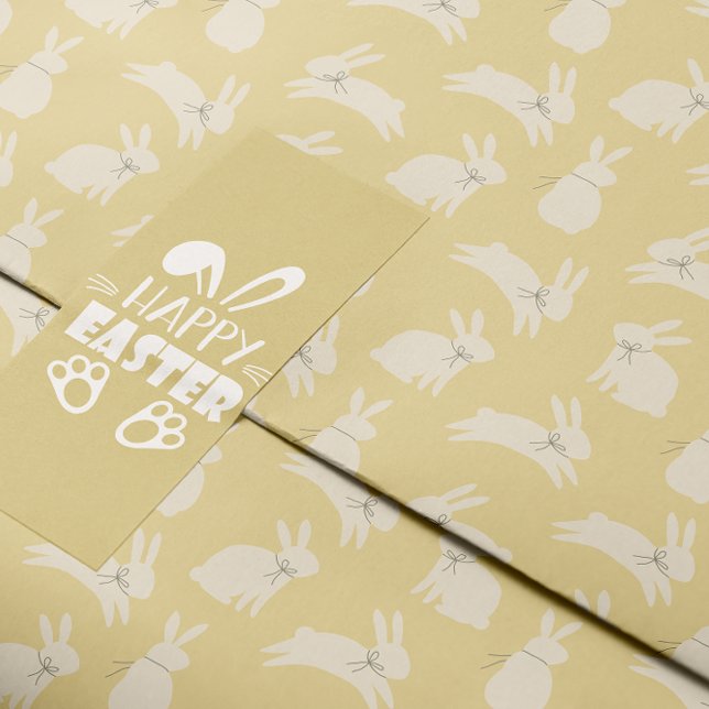 Niedlich Osterhüpfen Bunnies Minimalistisches Must Geschenkpapier (Von Creator hochgeladen)
