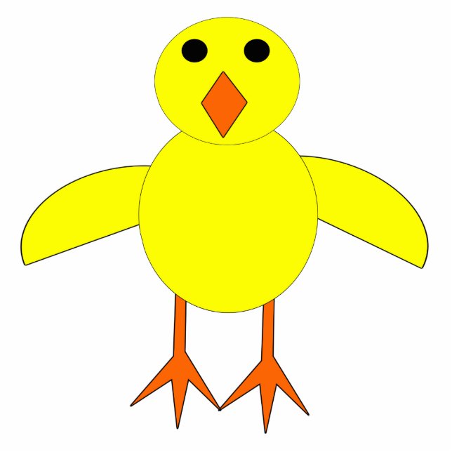 Niedlich Osterkichtenbild Freistehende Fotoskulptur (Vorne)