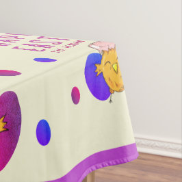 Niedlich Osterküken und Eier Frohe Osterferien Tischdecke