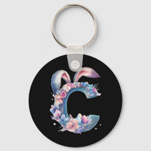 Niedlich Ostern Bunny Cow Design Cow Lover Funny 1 Schlüsselanhänger