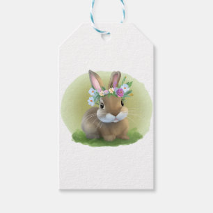 Niedlich Ostern-Bunnyum für eine positive Stimmung Geschenkanhänger