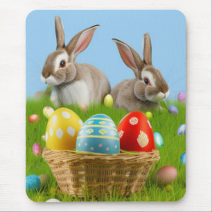 Niedlich Ostern-Bunnyum für eine positive Stimmung Mousepad