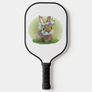 Niedlich Ostern-Bunnyum für eine positive Stimmung Pickleball Schläger