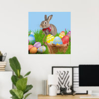 Niedlich Ostern-Bunnyum für eine positive Stimmung