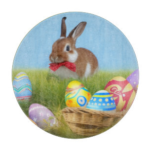 Niedlich Ostern-Bunnyum für eine positive Stimmung Schneidebrett