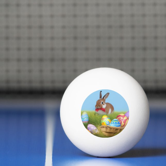 Niedlich Ostern-Bunnyum für eine positive Stimmung Tischtennisball (Netto)