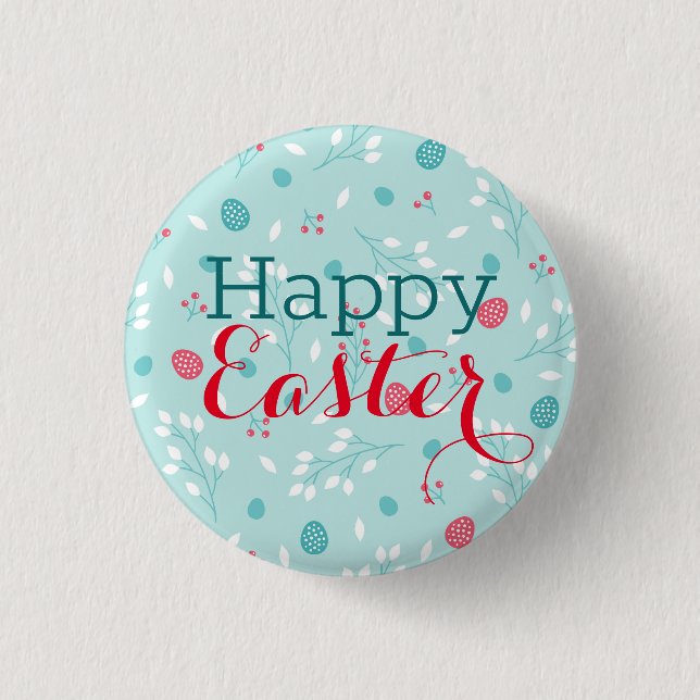 Niedlich Ostern Button (Vorderseite)