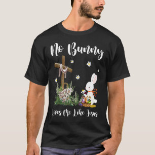Niedlich Ostern Christliches Kreuz keine sonnigen  T-Shirt