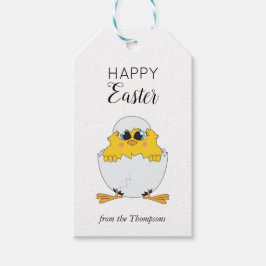 Niedlich Ostern Ei & Chick Happy Oster Geschenkanhänger