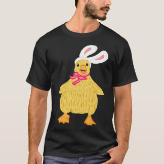 Niedlich Ostern Entengeschenke Funny Duck Ei black T-Shirt