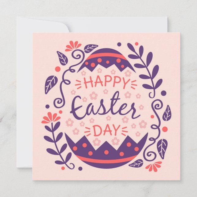 Niedlich Ostern Feiertagskarte (Vorderseite)
