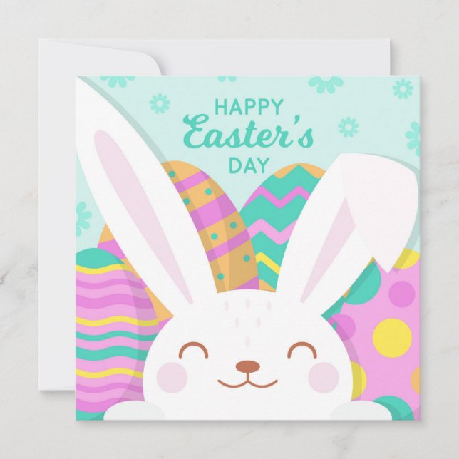 Niedlich Ostern Feiertagskarte (Vorderseite)