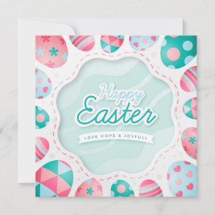 Niedlich Ostern Feiertagskarte