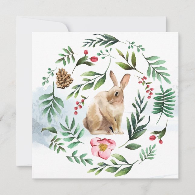 Niedlich Ostern Feiertagskarte (Vorderseite)