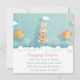 Niedlich Ostern Feiertagskarte