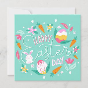 Niedlich Ostern Feiertagskarte