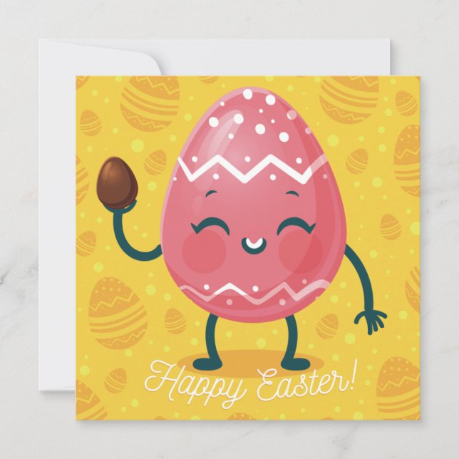 Niedlich Ostern Feiertagskarte (Vorderseite)