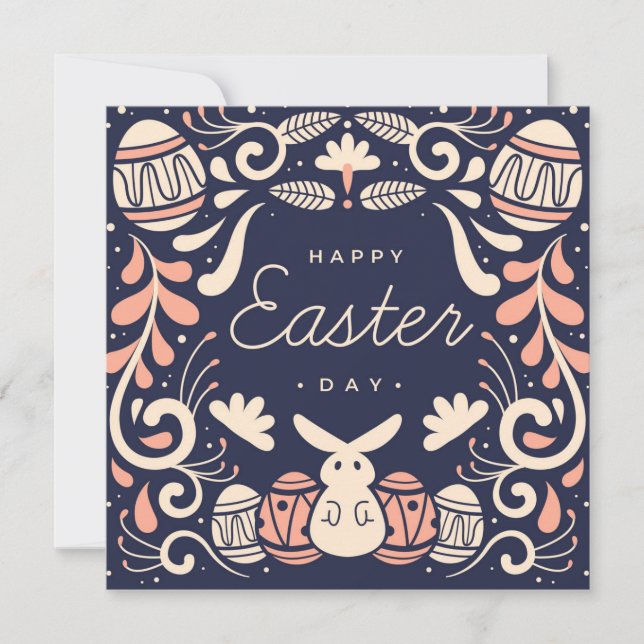 Niedlich Ostern Feiertagskarte (Vorderseite)