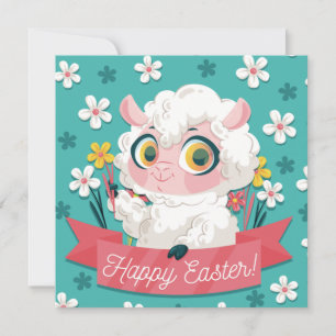 Niedlich Ostern Feiertagskarte