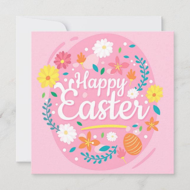 Niedlich Ostern Feiertagskarte (Vorderseite)