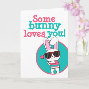 Niedlich Ostern Hübsche Liebe Karte