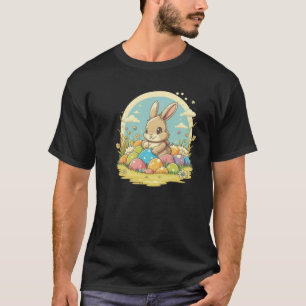 Niedlich Ostern Osterhase Ei Männer Frauen Kinder T-Shirt