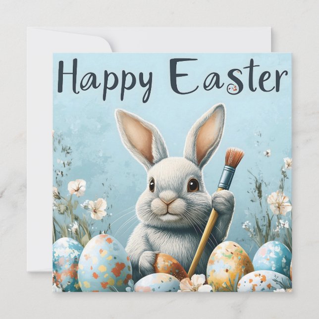 Niedlich Ostern Sonnenanbeter: Springtime Art (Vorderseite)