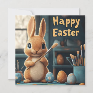 Niedlich Ostern Sonnenanbeter: Springtime Art Feiertagskarte