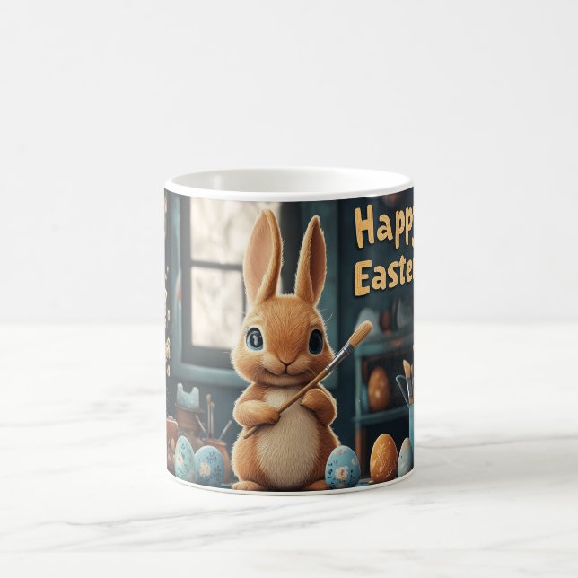 Niedlich Ostern Sonnenanbeter: Springtime Art Kaffeetasse (Mittel)