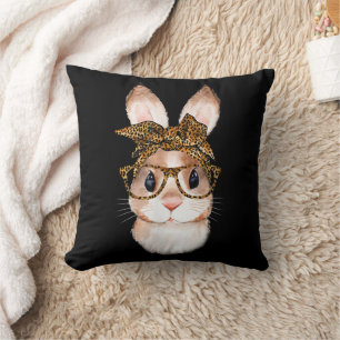 Niedlich Ostern Sonnige Mama Osterleopard Jahr des Kissen
