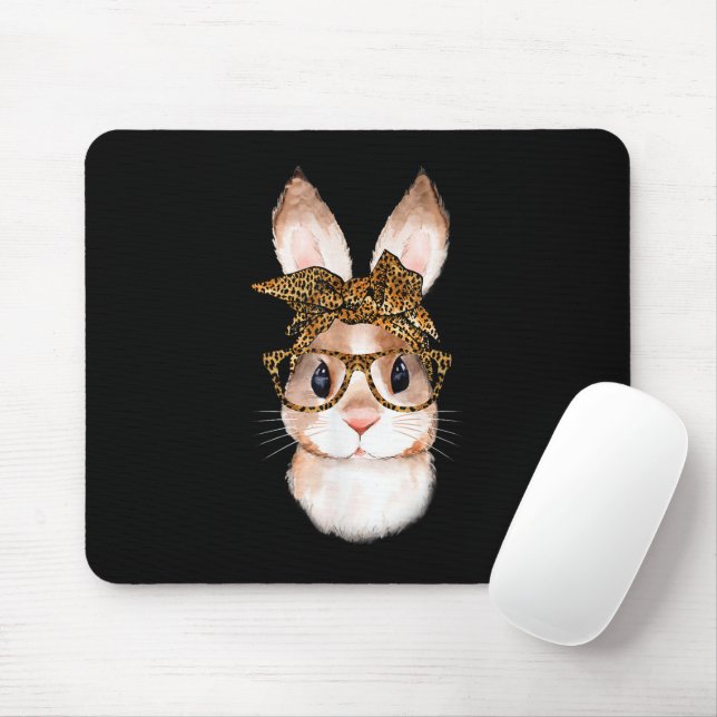 Niedlich Ostern Sonnige Mama Osterleopard Jahr des Mousepad (Mit Mouse)