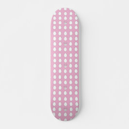 Niedlich Ostern Sonnige, weiße Eier auf rosa Skateboard