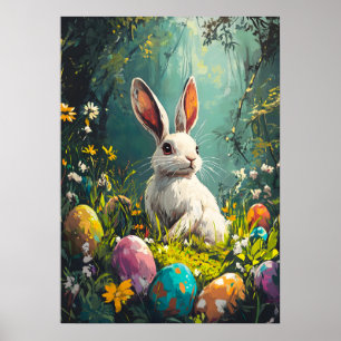 Niedlich Ostersonnige Malerei Poster