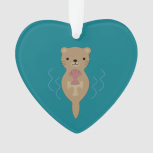 Niedlich Otter Ornament