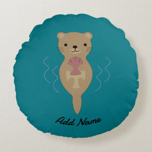 Niedlich Otter Rundes Kissen