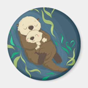 Niedlich Otters Magnet