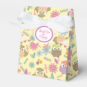Niedlich Owl Yellow Fee Box Geschenkschachtel