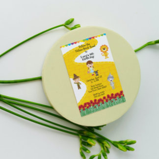 Niedlich Oz Birthday Einladung