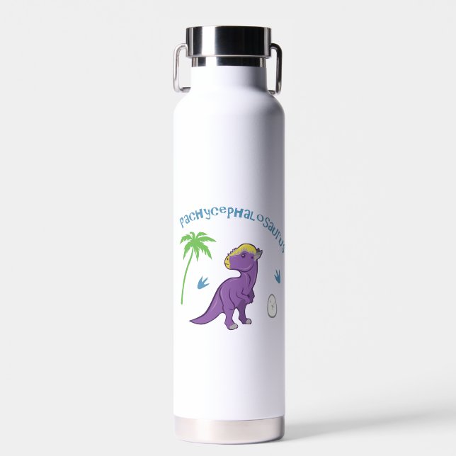 Niedlich Pachycephalosaurus Trinkflasche (Vorne)