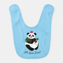 Niedlich Panda Baby Bib (Baby Blue)