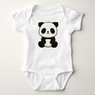 Niedlich Panda Baby Strampler